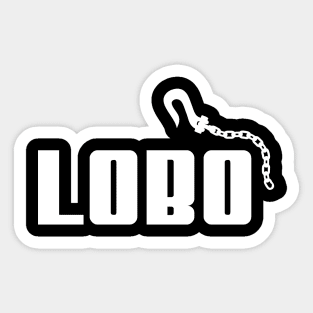 Lobo main man athletics Sticker